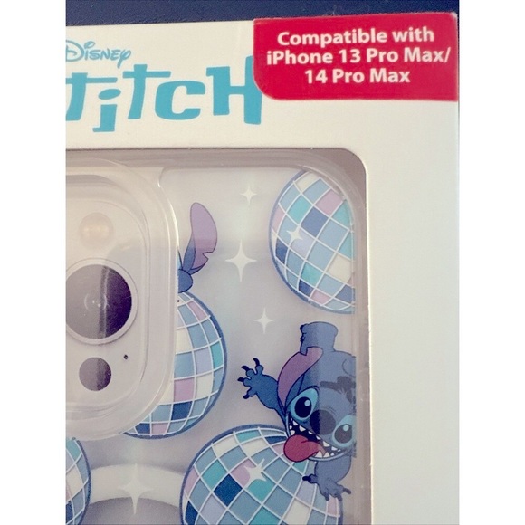 Disney Stitch Disco Protective iPhone 13 Pro Max 14 Pro Max Skinnydip Phone Case - Picture 3 of 4